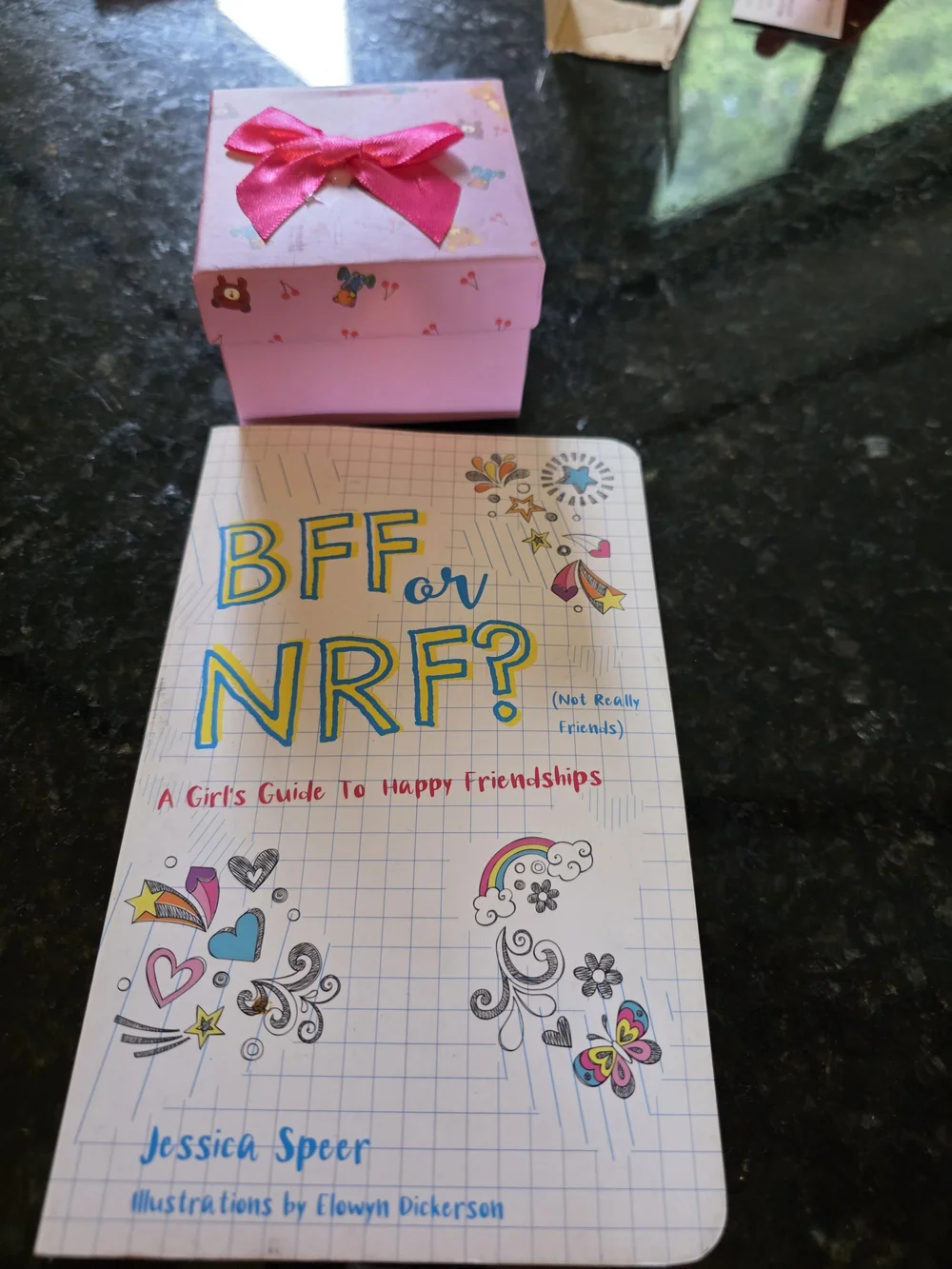 BFF or NRF? Jessica Speer Paperback Book - White with Colorful Accents